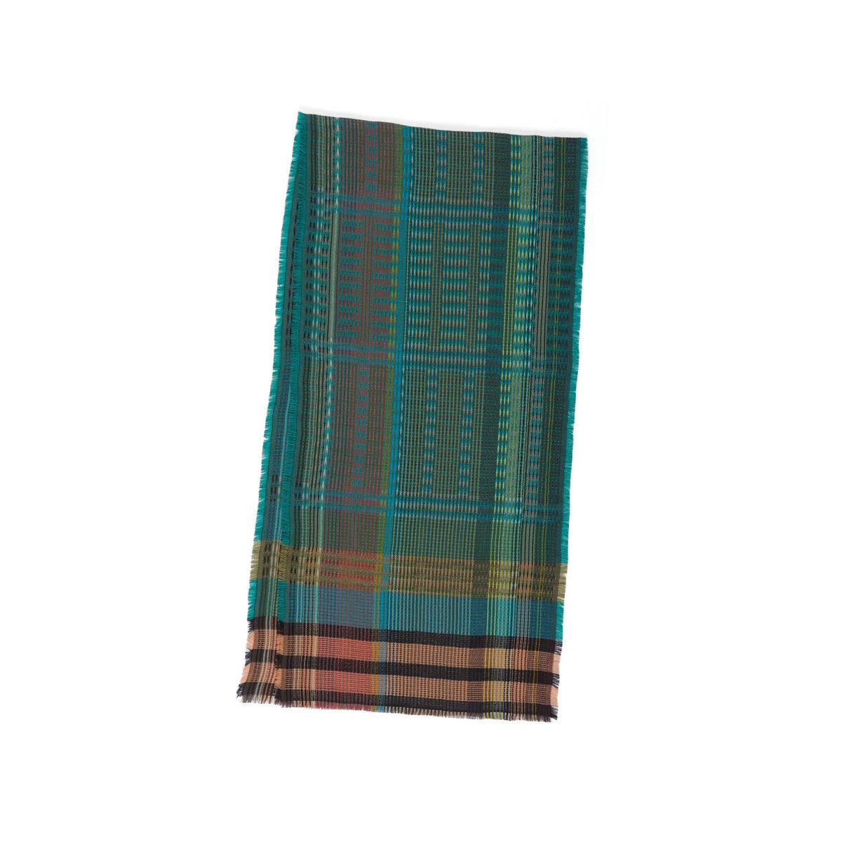 Vera Gooseberry Scarf - Turquoise