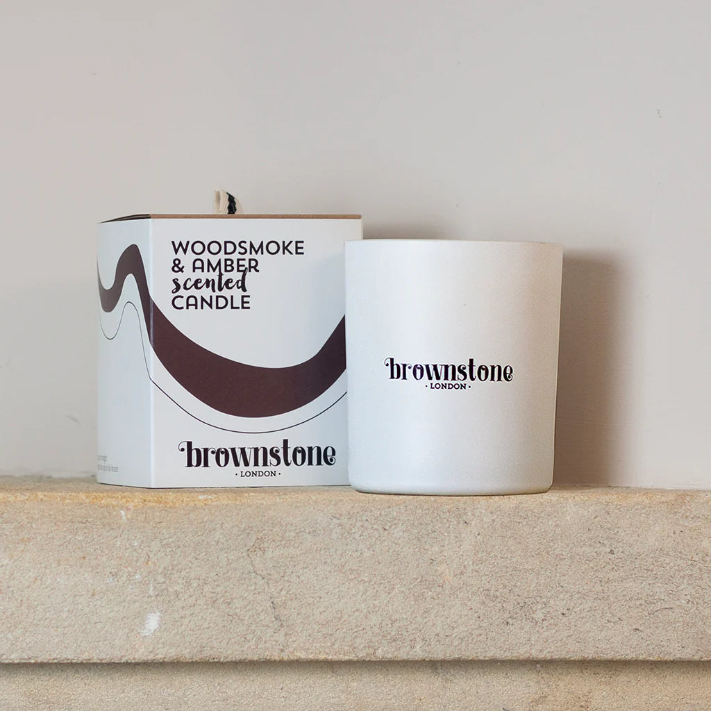 Woodsmoke and Amber Candle