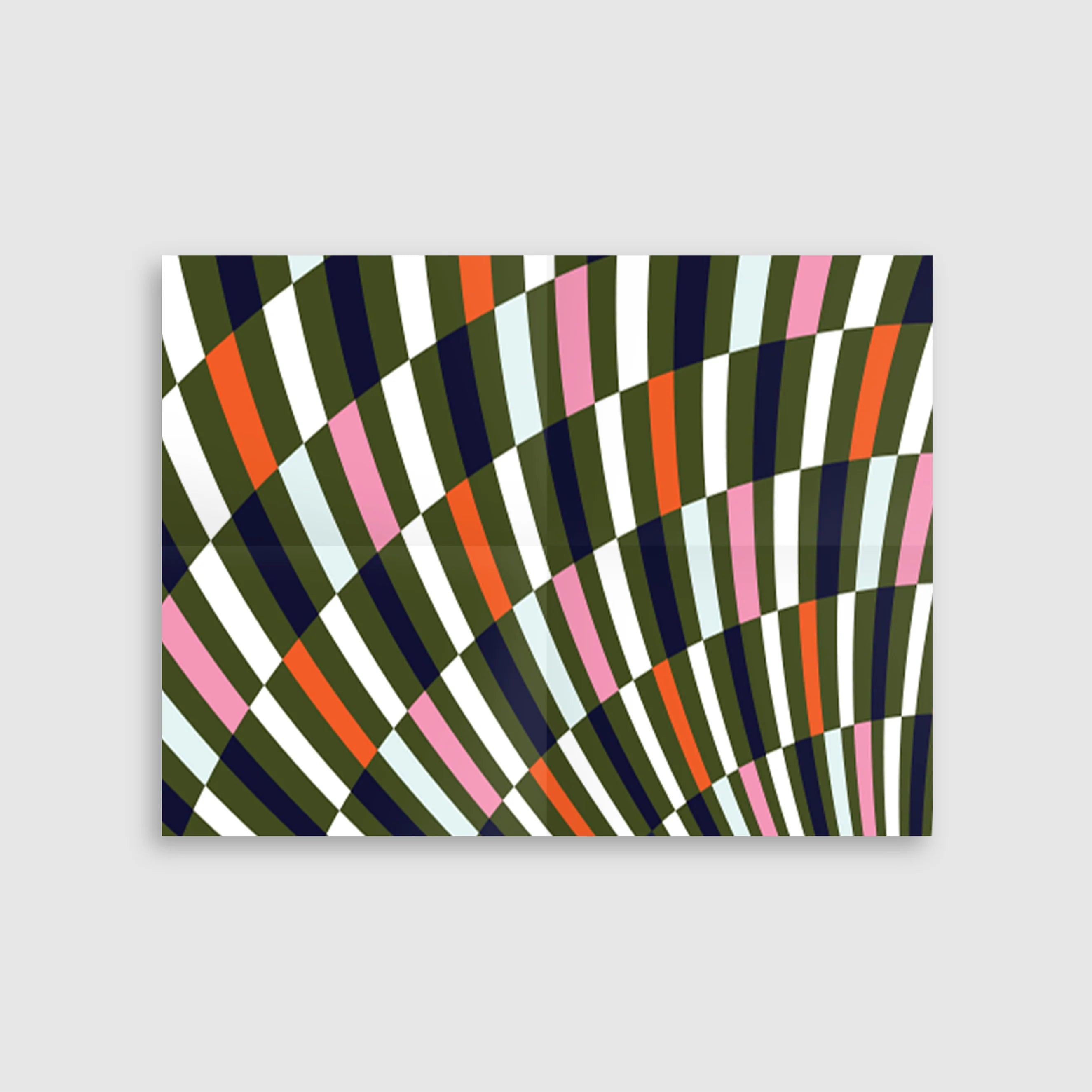 Abstract geometric pattern on a white background