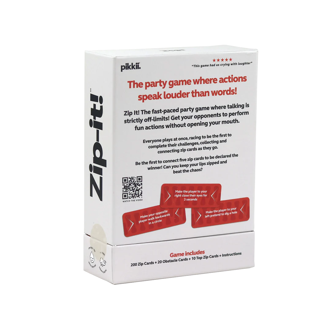 Zip-it Party Game