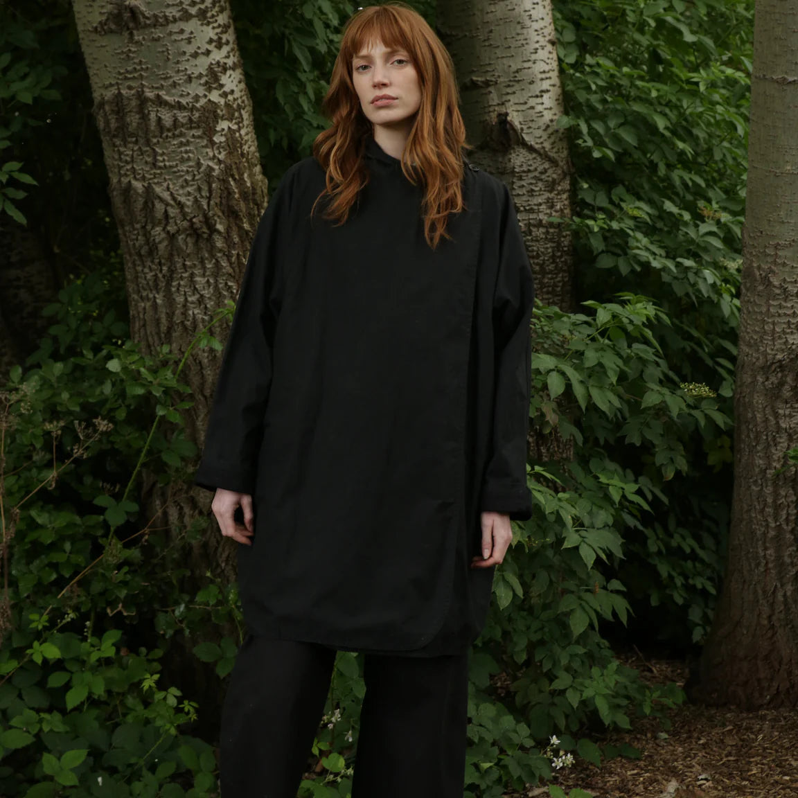 Batwing Coat - Black