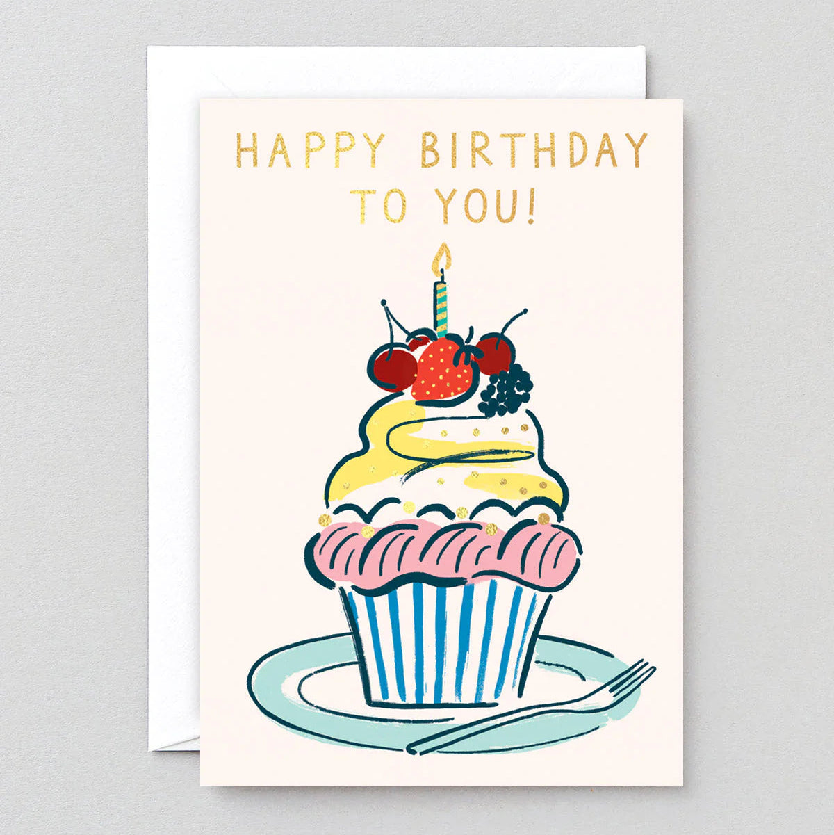 Birthday Card - Cupcake
