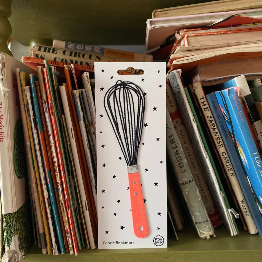 Fabric Bookmark - Whisk
