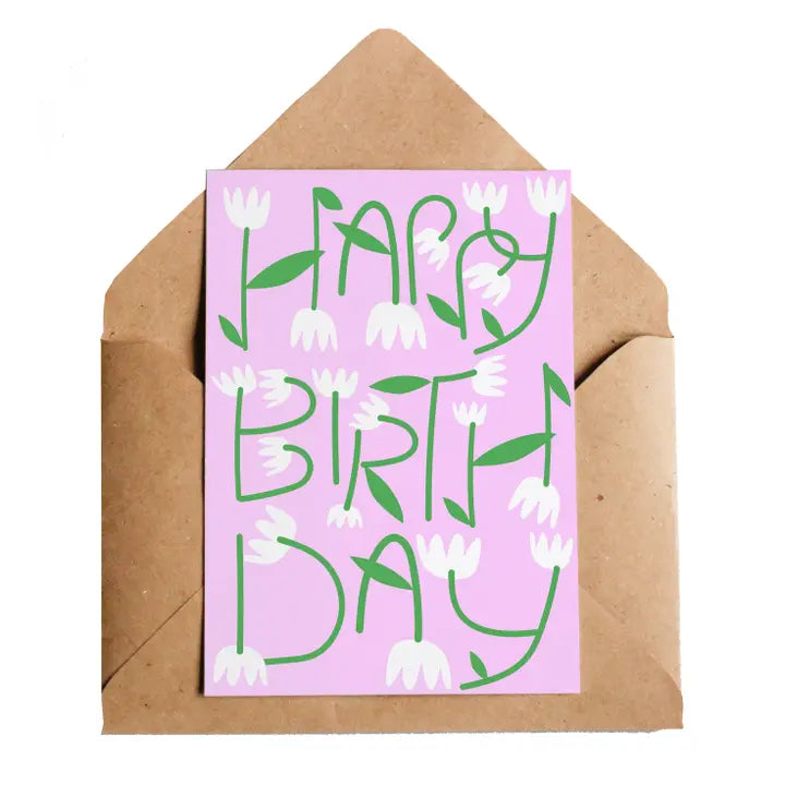 Birthday Flowers Card
