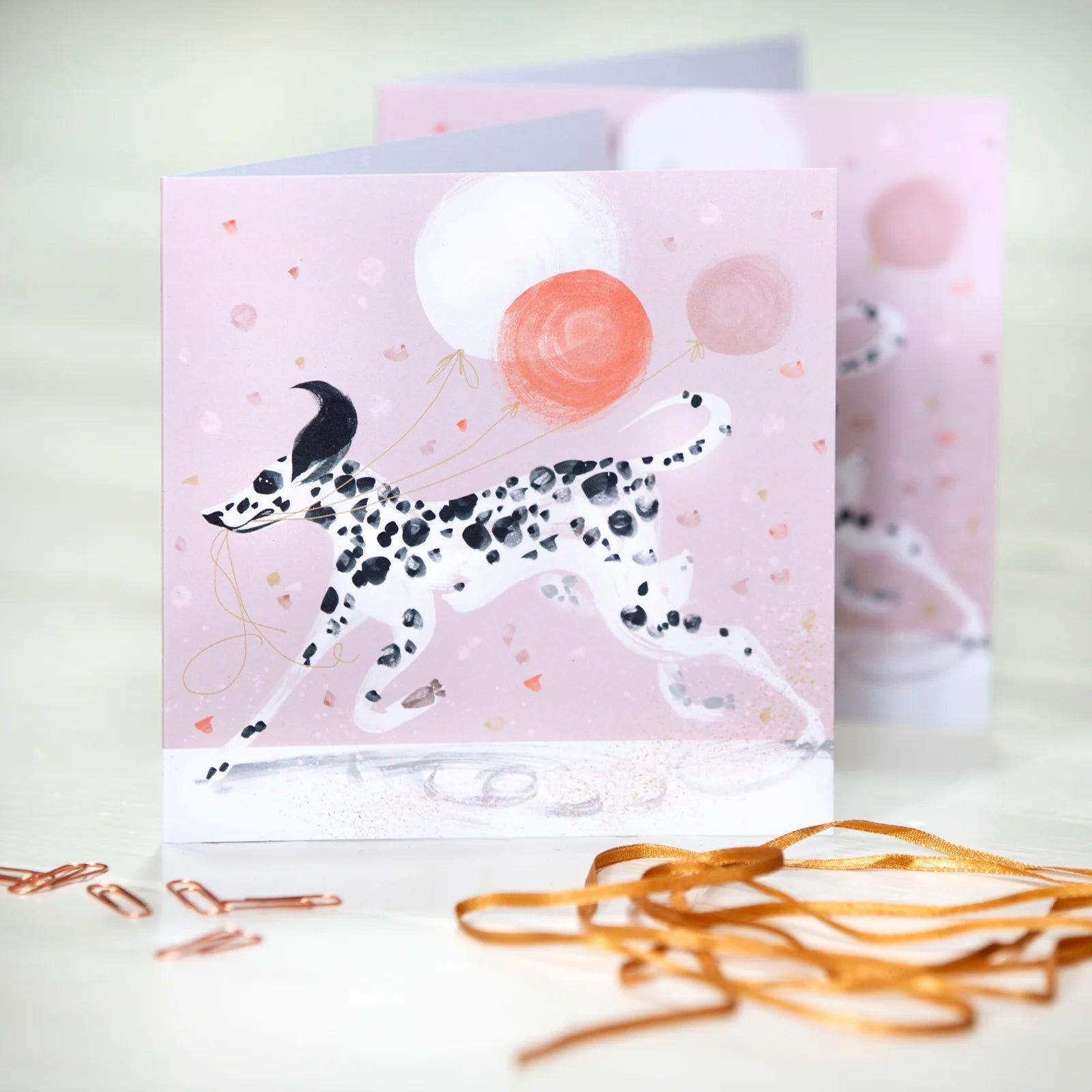 Dashing Dogs - Dalmatian Card