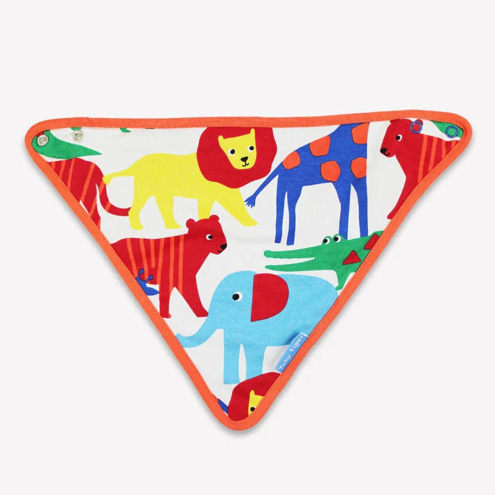 Safari Print Dribble Bib