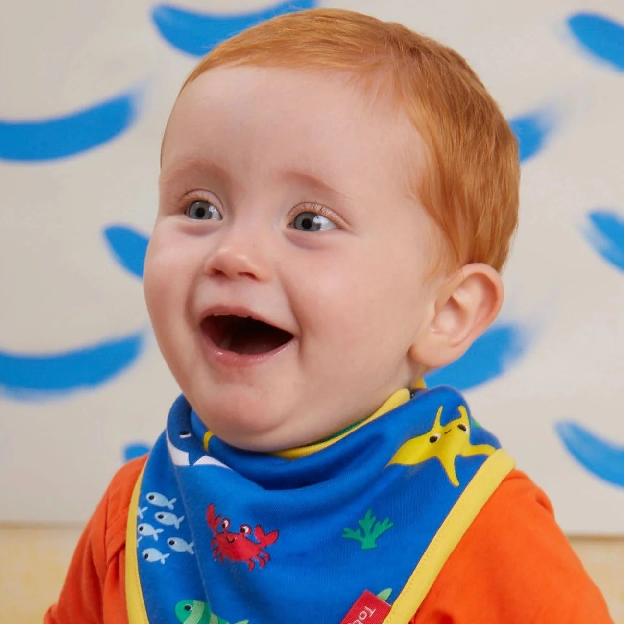 Organic Dribble Bib - Sealife