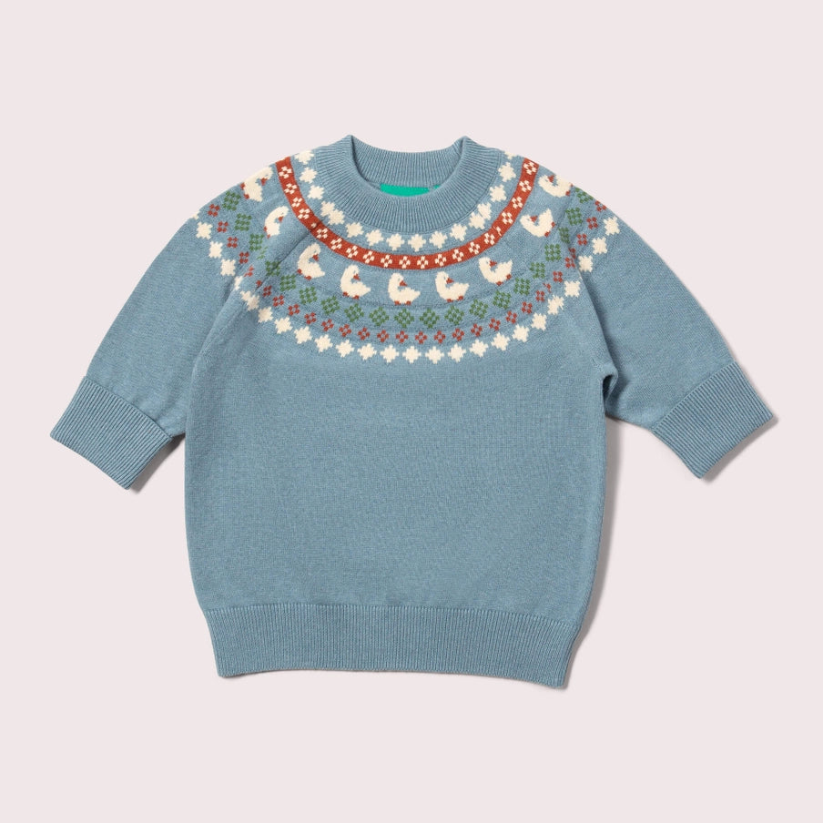 Fairisle Knitted Jumper - Little Ducks