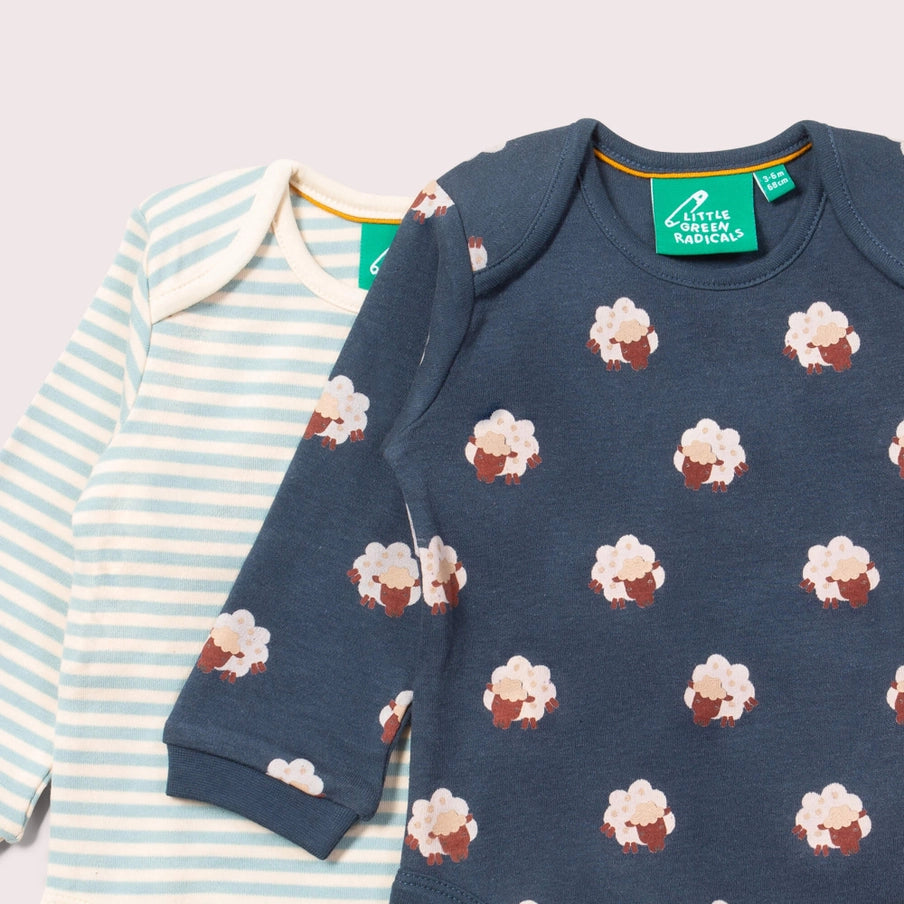 Baby Bodysuit 2 - Pack - Sleeping Sheep