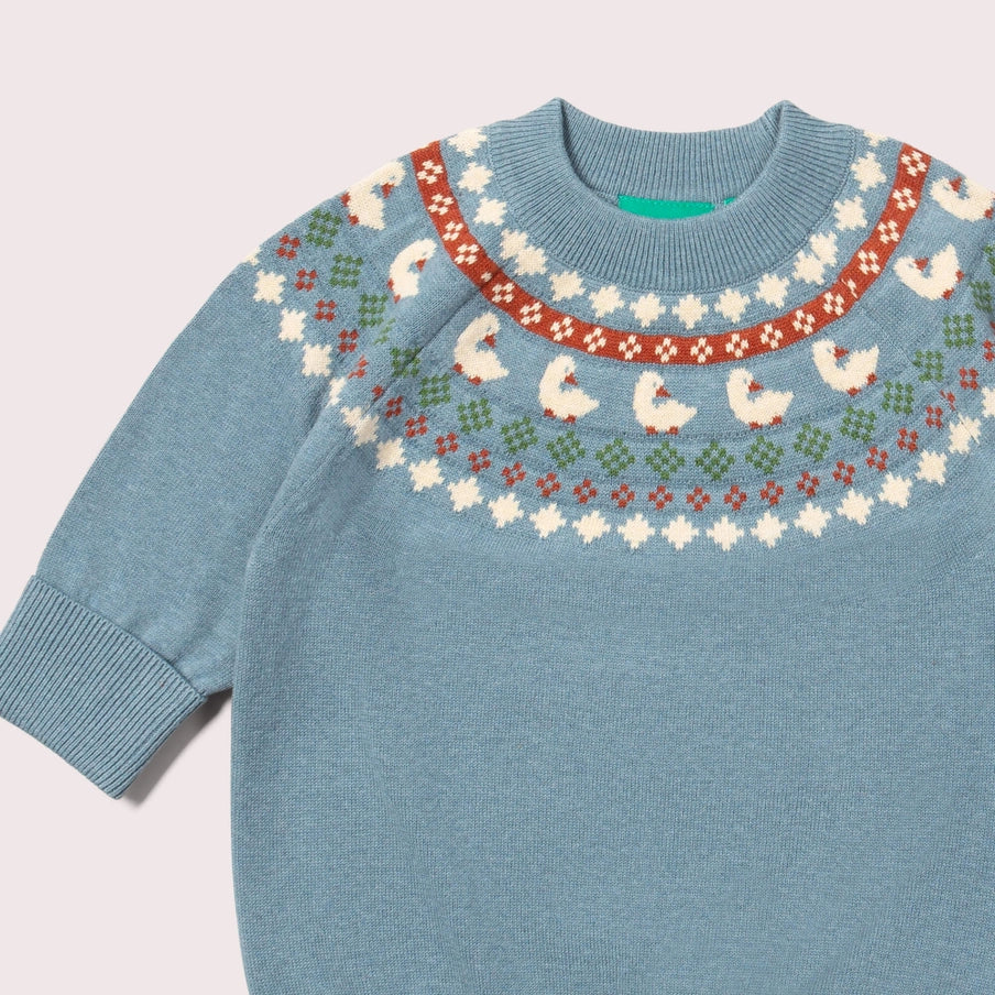 Fairisle Knitted Jumper - Little Ducks