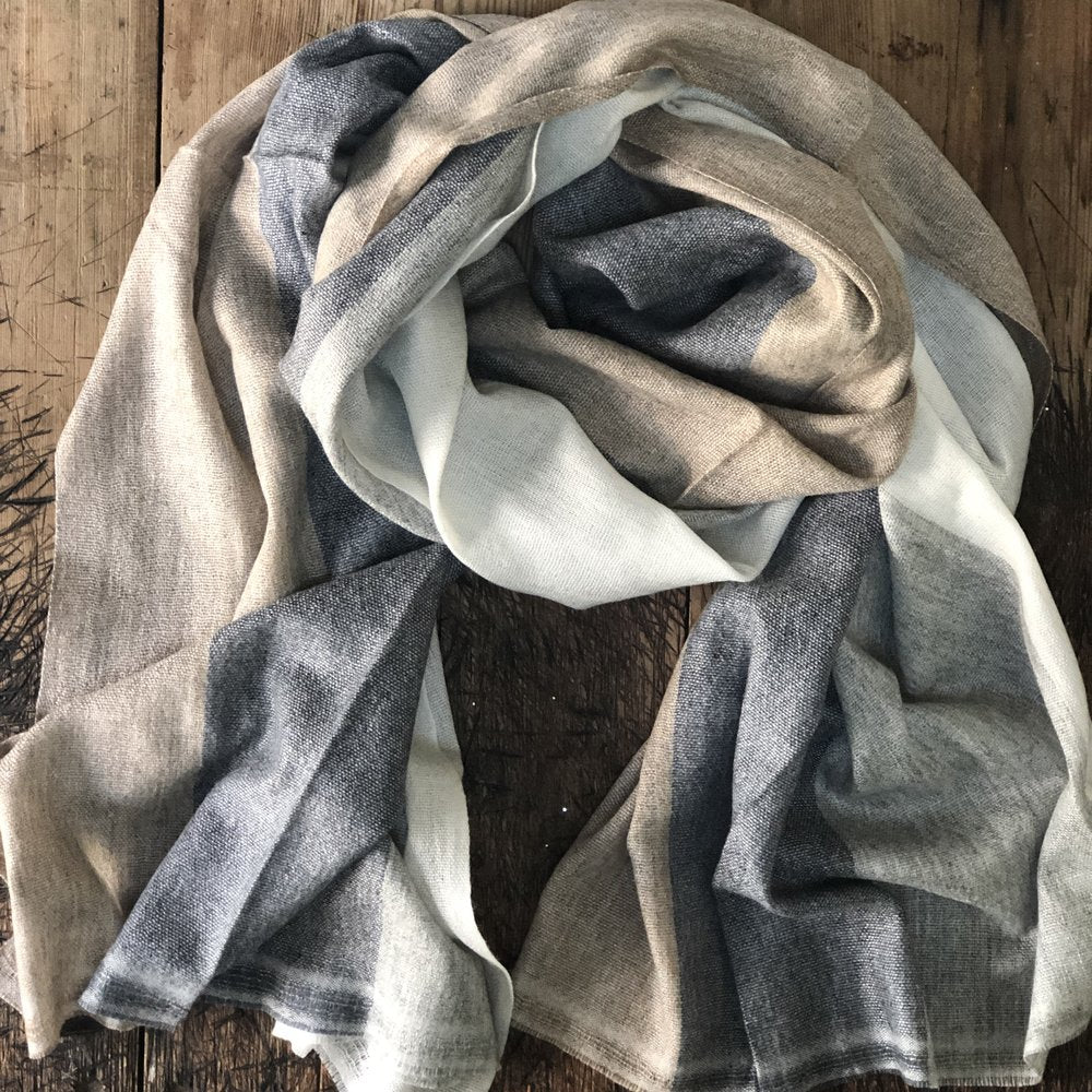 Large Scarf - Block Stripe