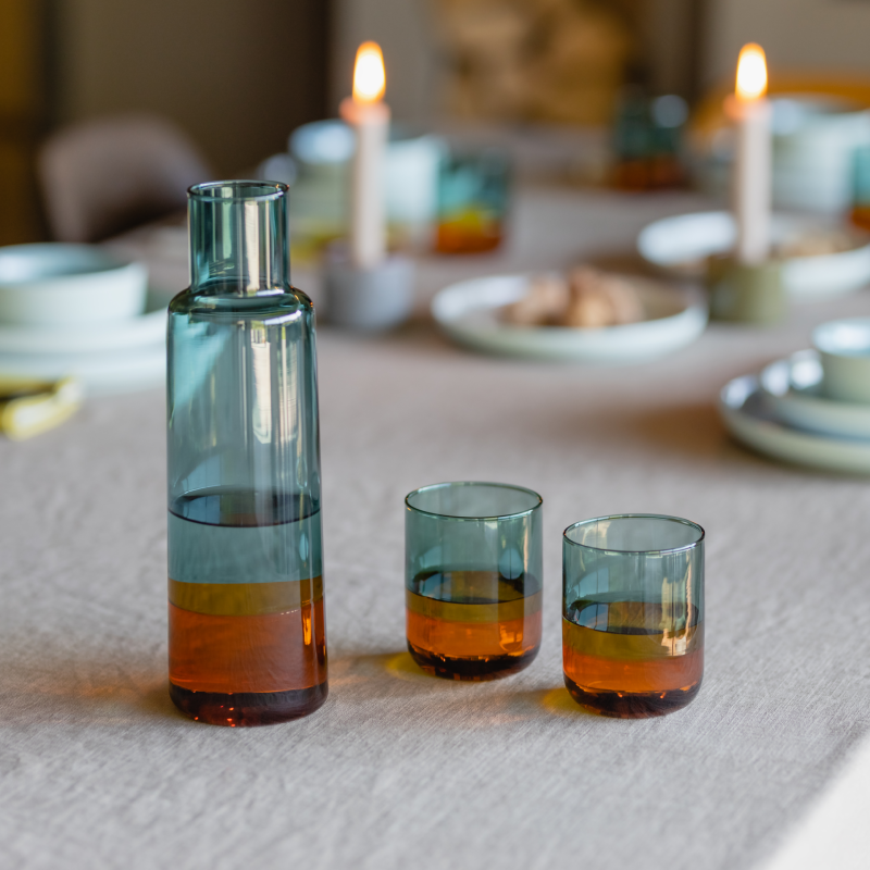 Glass Carafe - Amber
