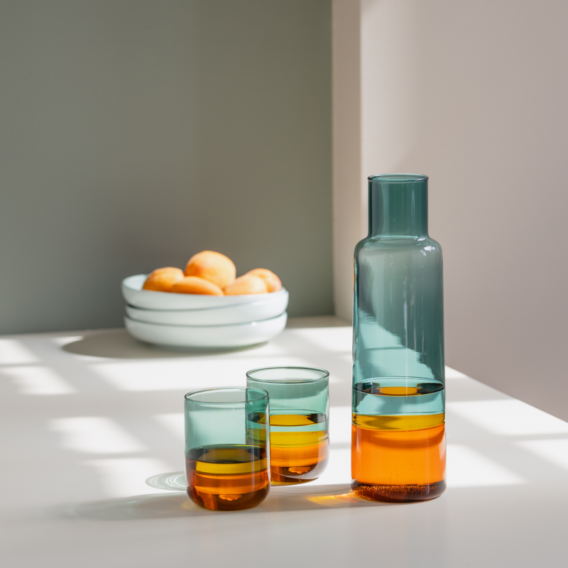 Glass Carafe - Amber