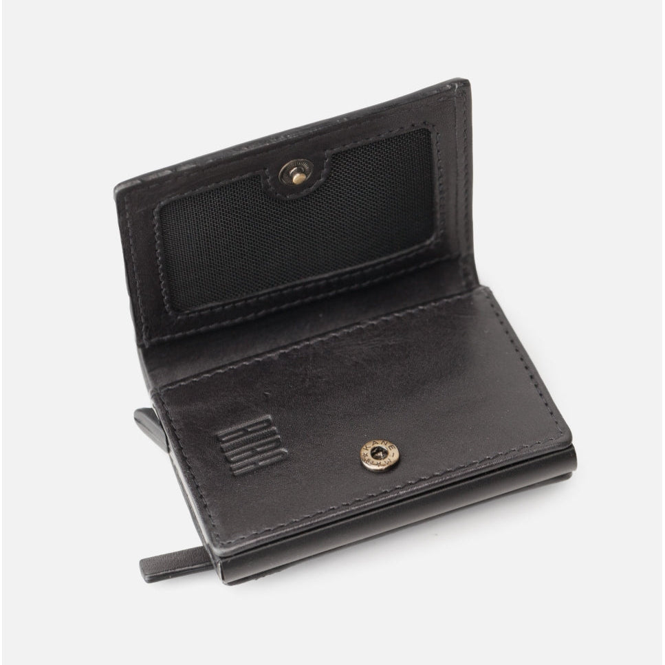 Lancas Leather Card Holder - Black