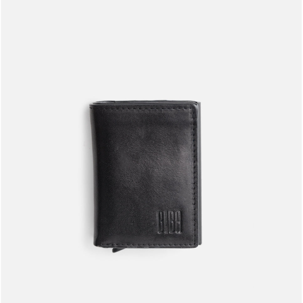 Lancas Leather Card Holder - Black
