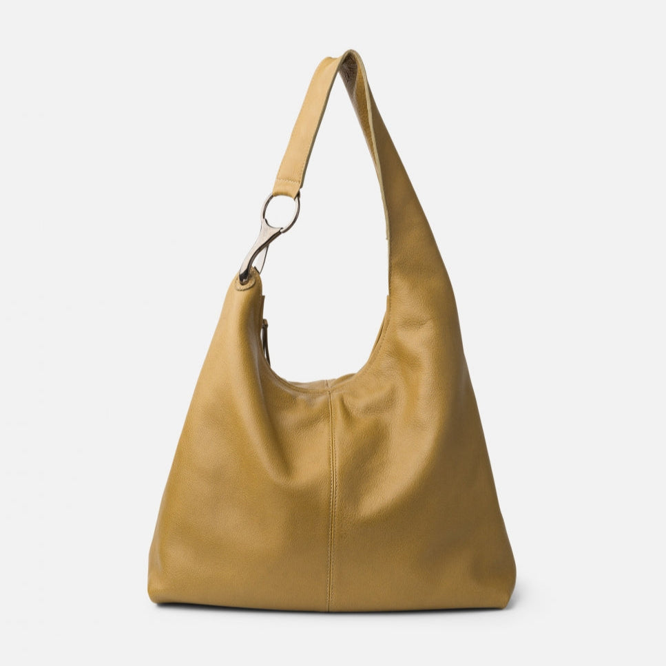 Jackpot Leather Shoulder Bag - Ochre