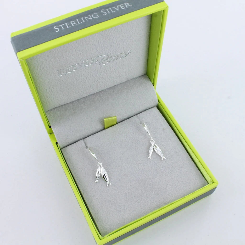 Little Fishes Silver Earrings