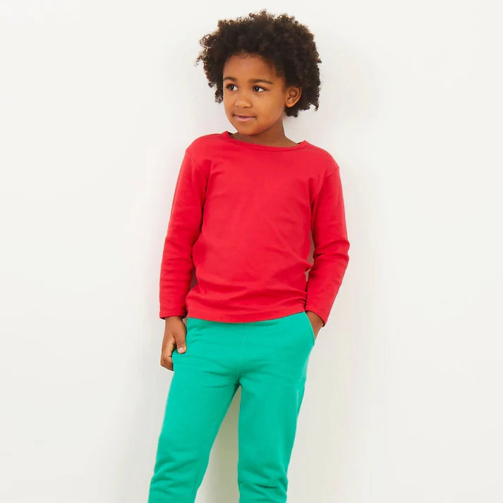 Basic Long-Sleeved T-Shirt - Red