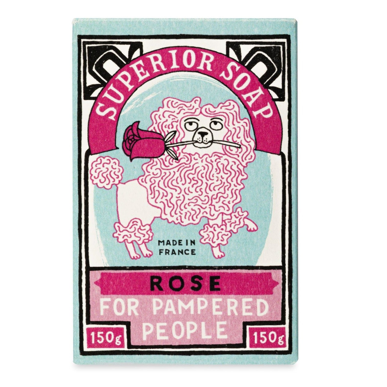 Superior Soap Rose, 150g bar.
