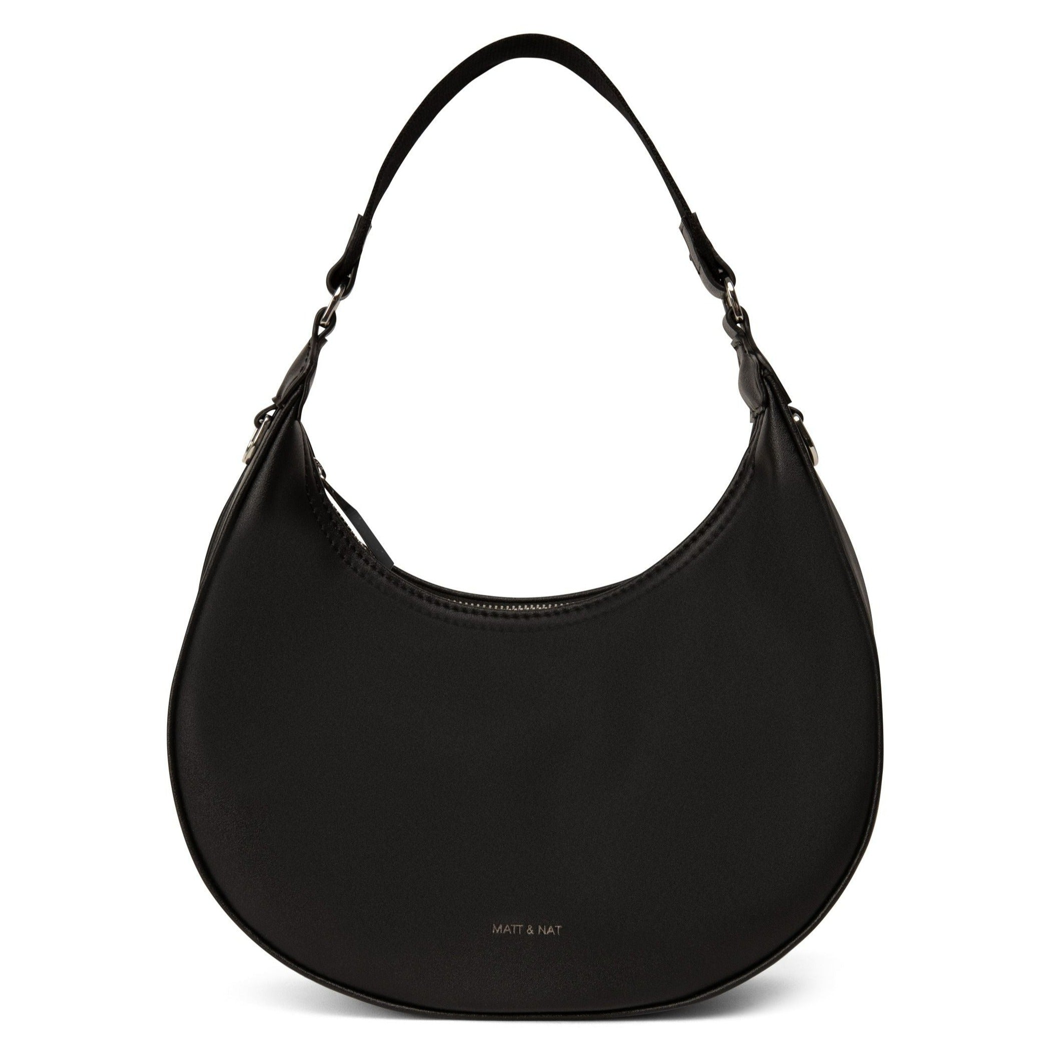 SERENA Vegan Hobo Bag - Sol - Black