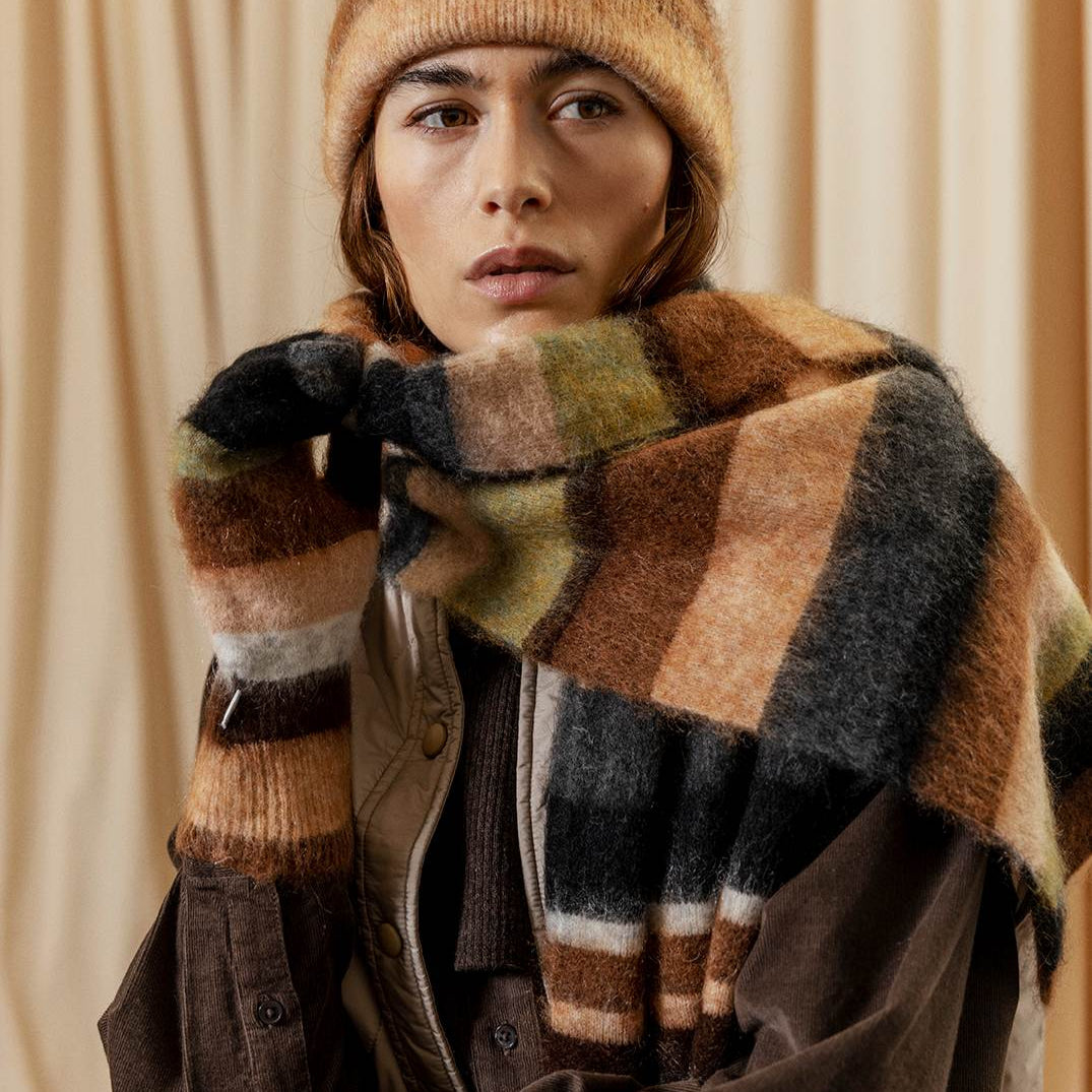 Mohair Scarf - Multi