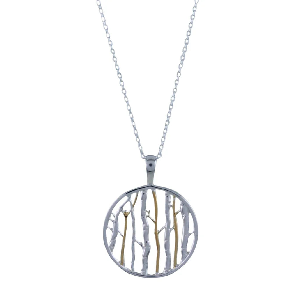 Birch Necklace - Stirling Silver