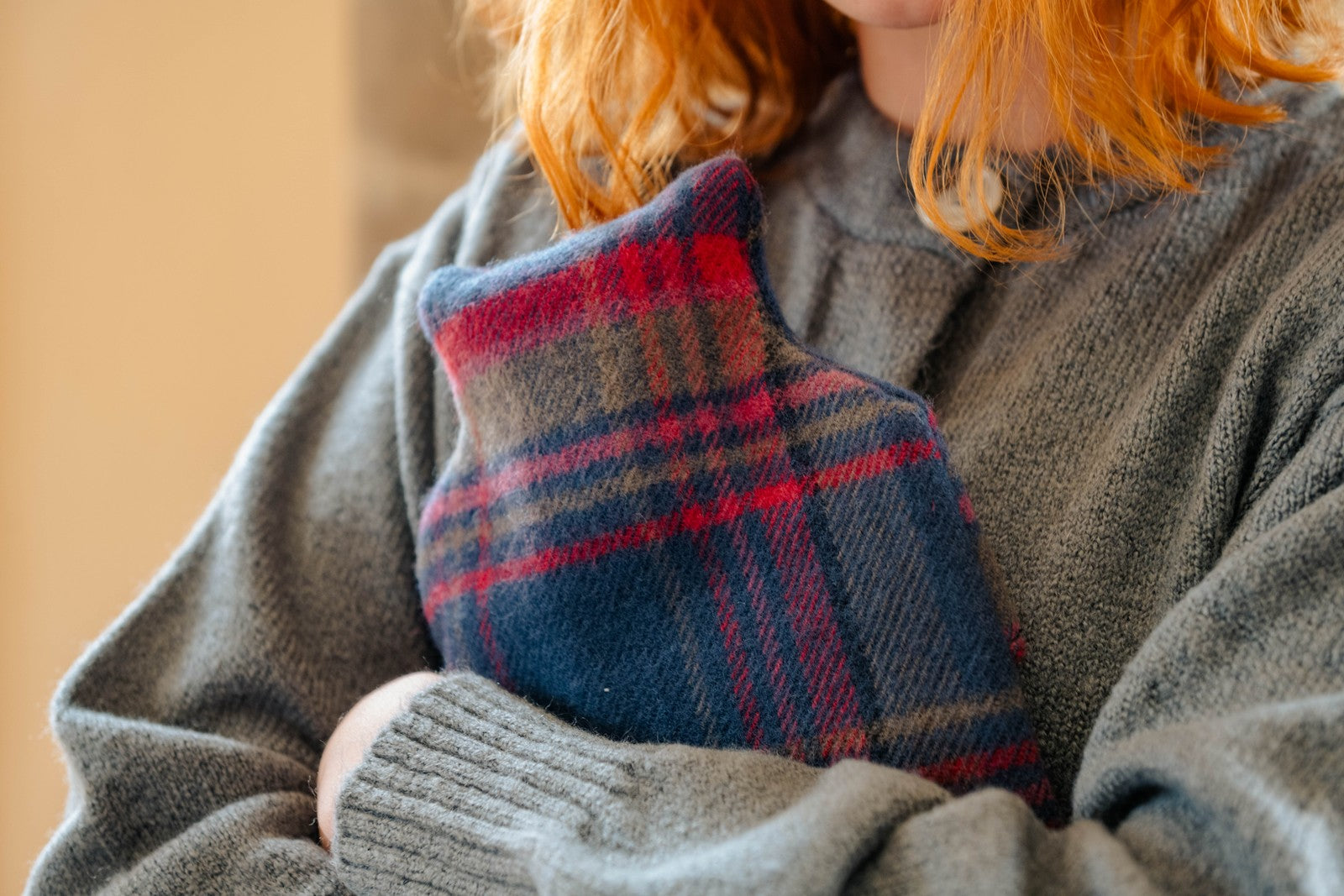 Lambswool Hot Water Bottle - Highlands at Dusk