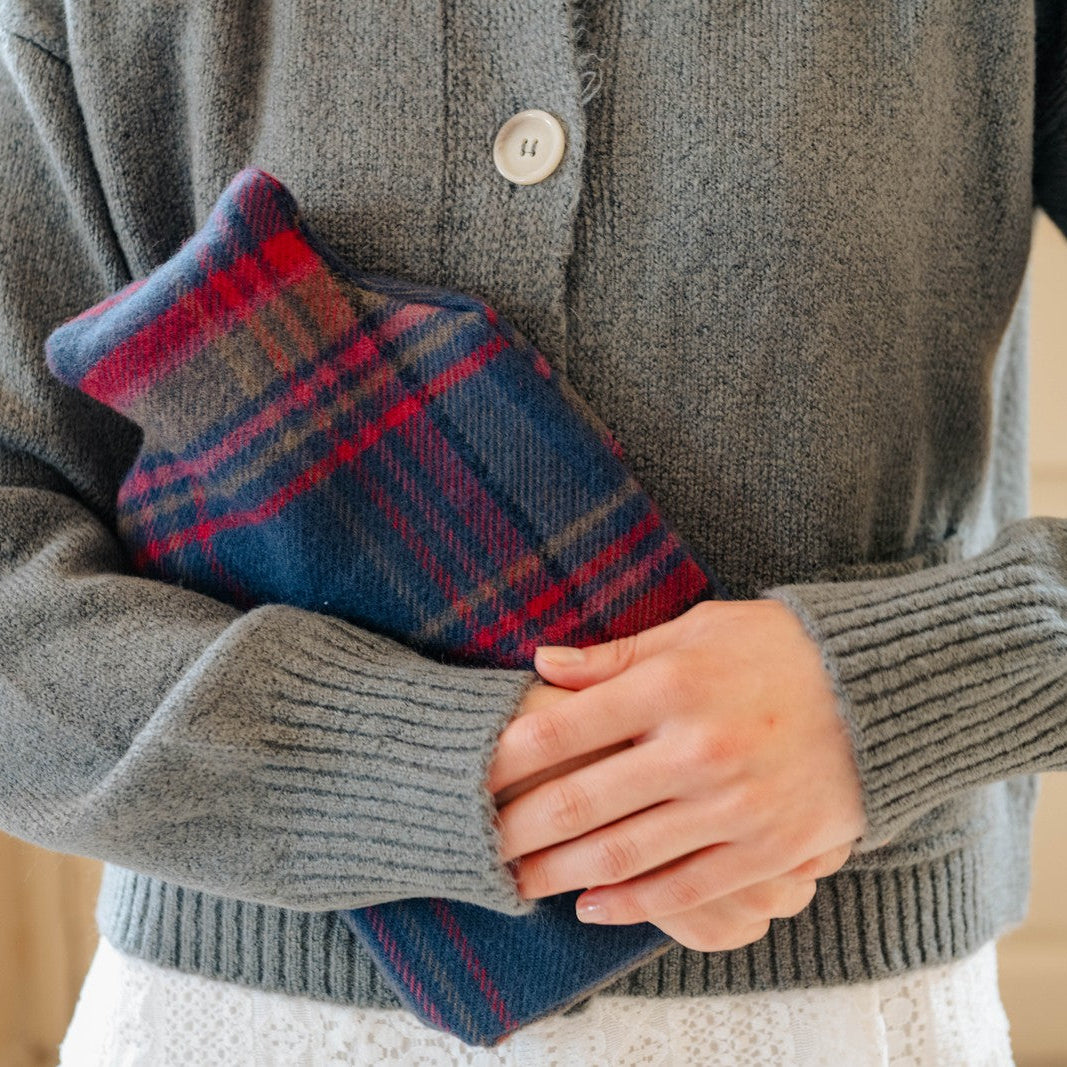 Lambswool Hot Water Bottle - Highlands at Dusk