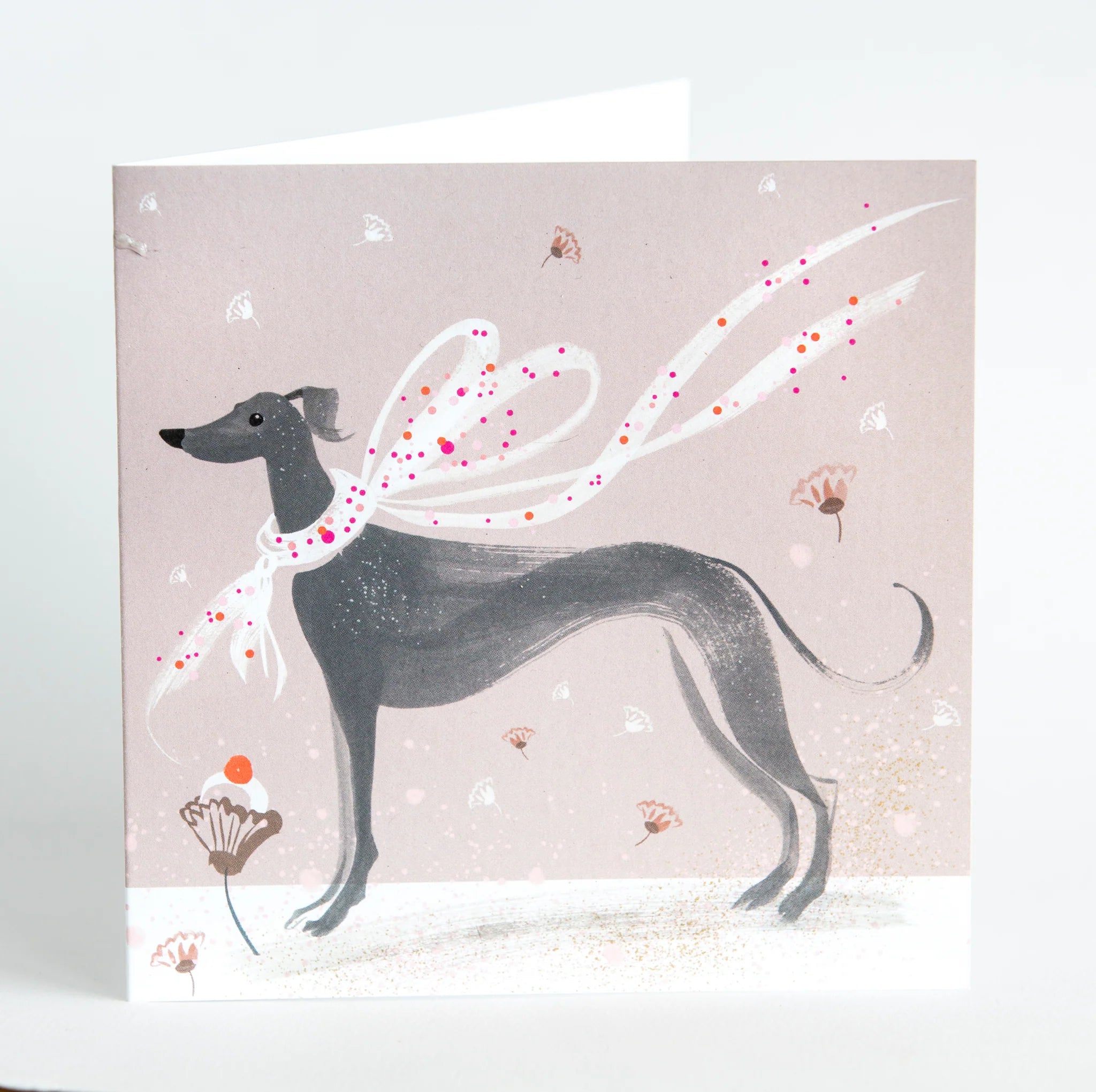 Dashing Dogs - Whippet Card
