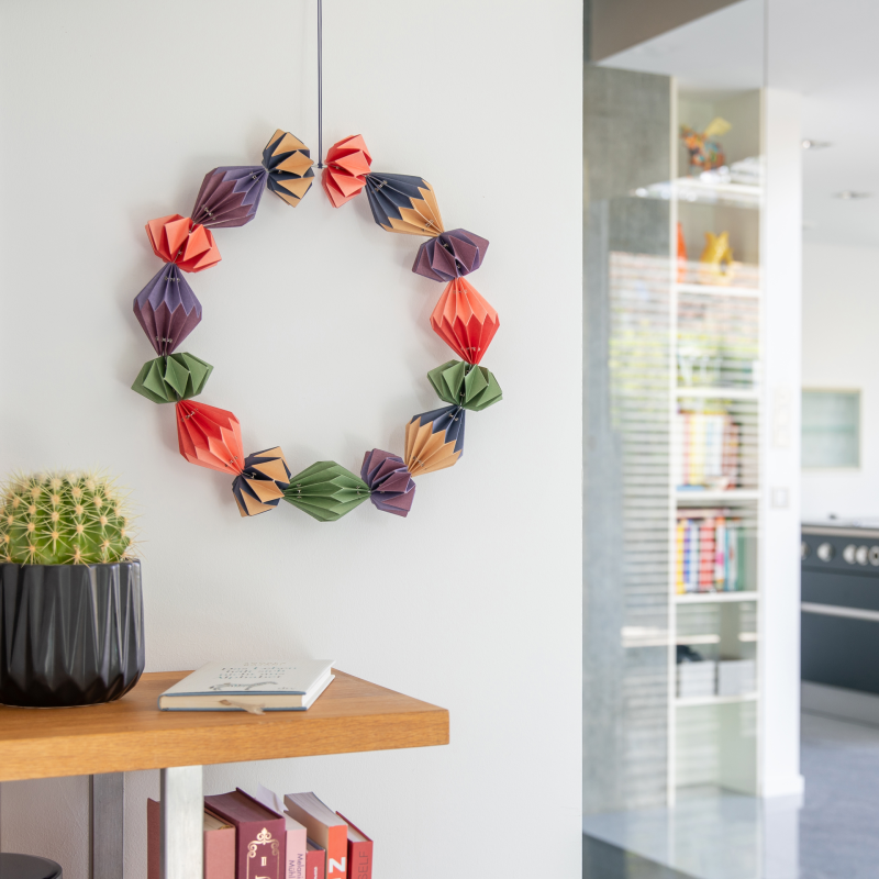 Paper Wreath - Grace