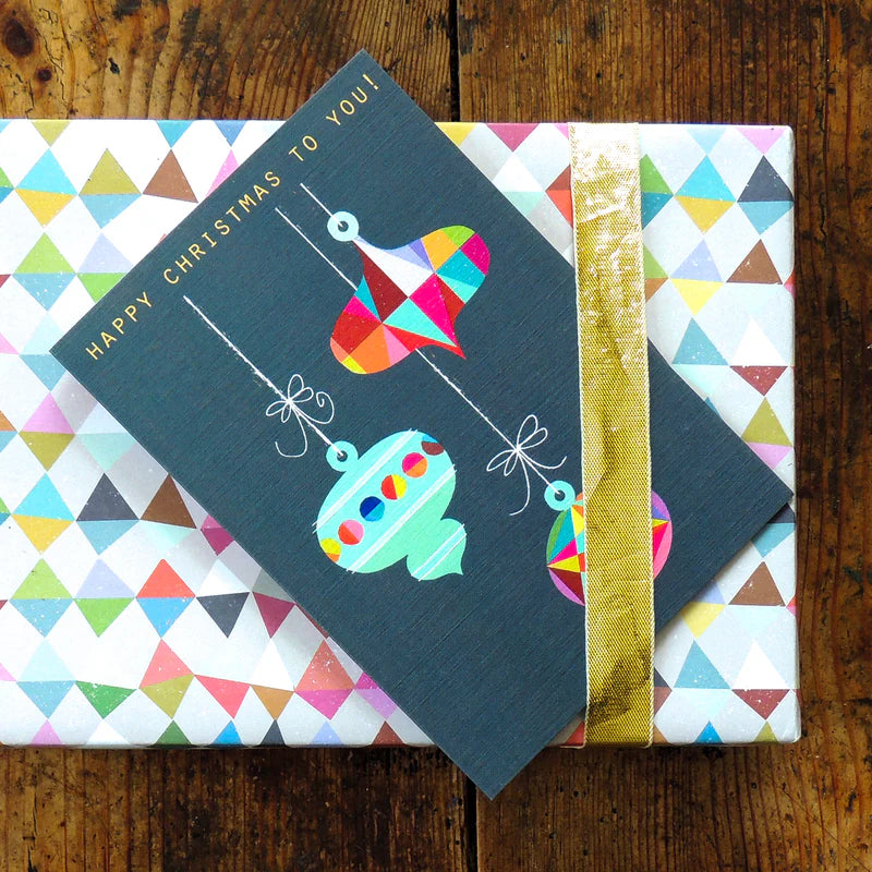 Christmas Card - Baubles