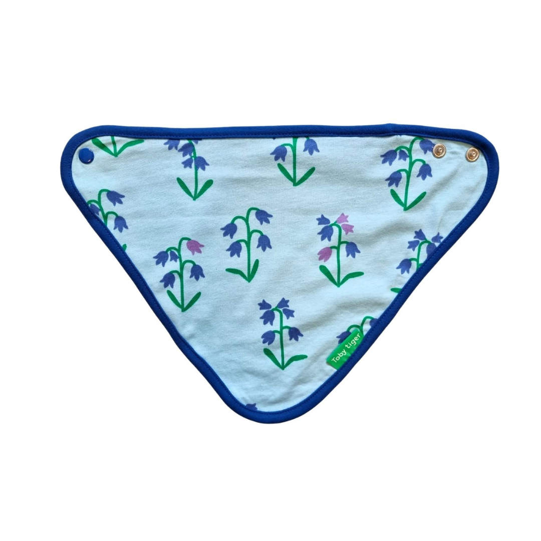 Organic Dribble Bib - Spring Print