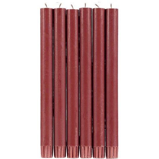 Eco Dinner Candles Set of 6 - Guardsman Red