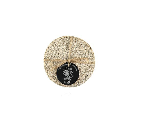 Jute Coasters Set of 4 - Pearl White/Natural
