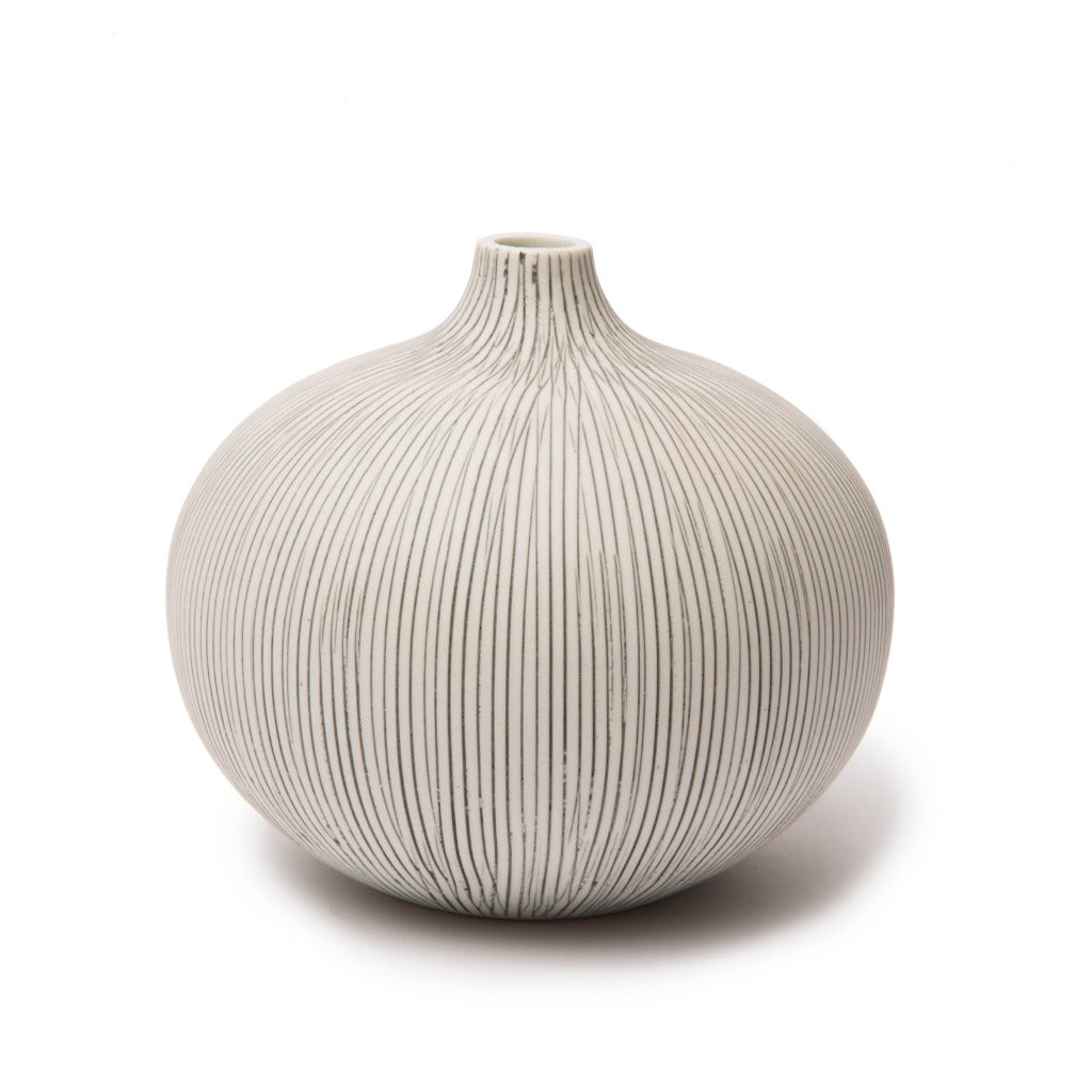 Bari Vase - Small in Grey