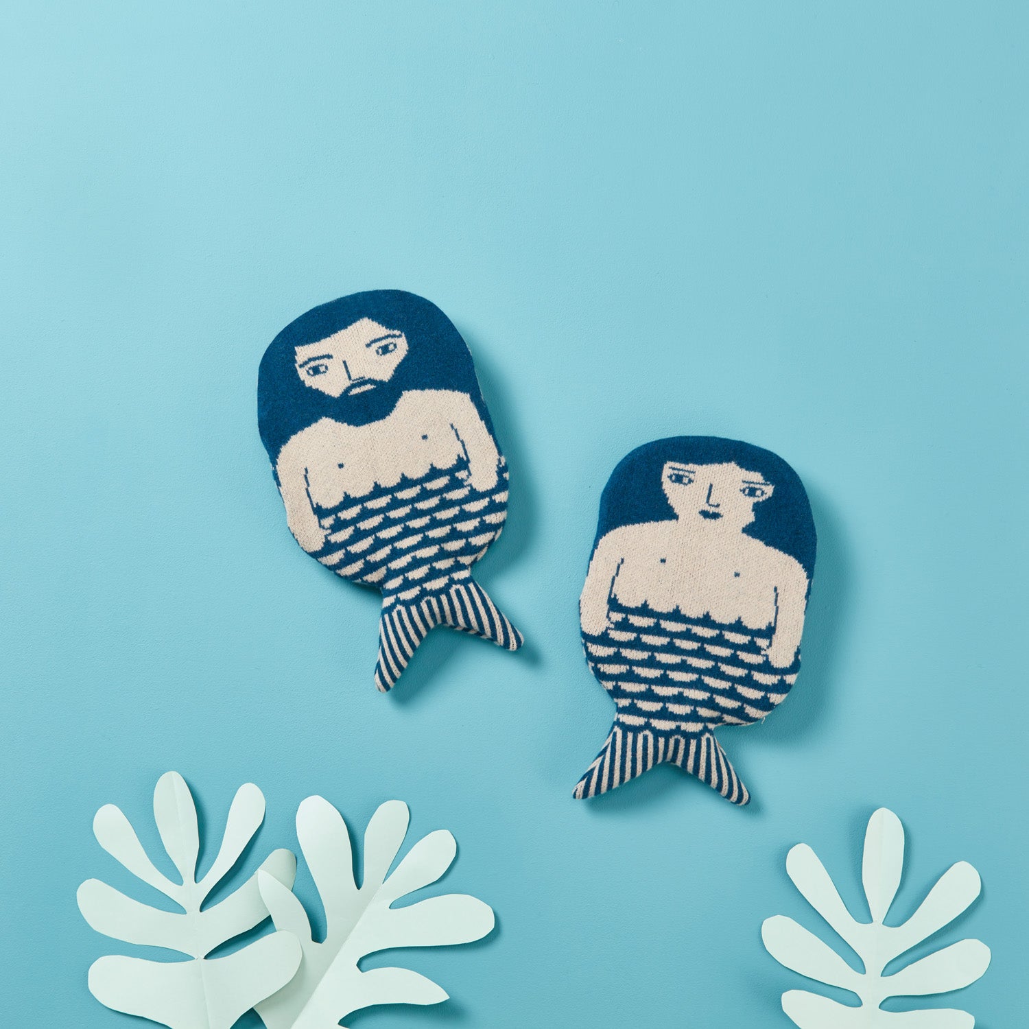 Mermaid Hot Water Bottle - Blue