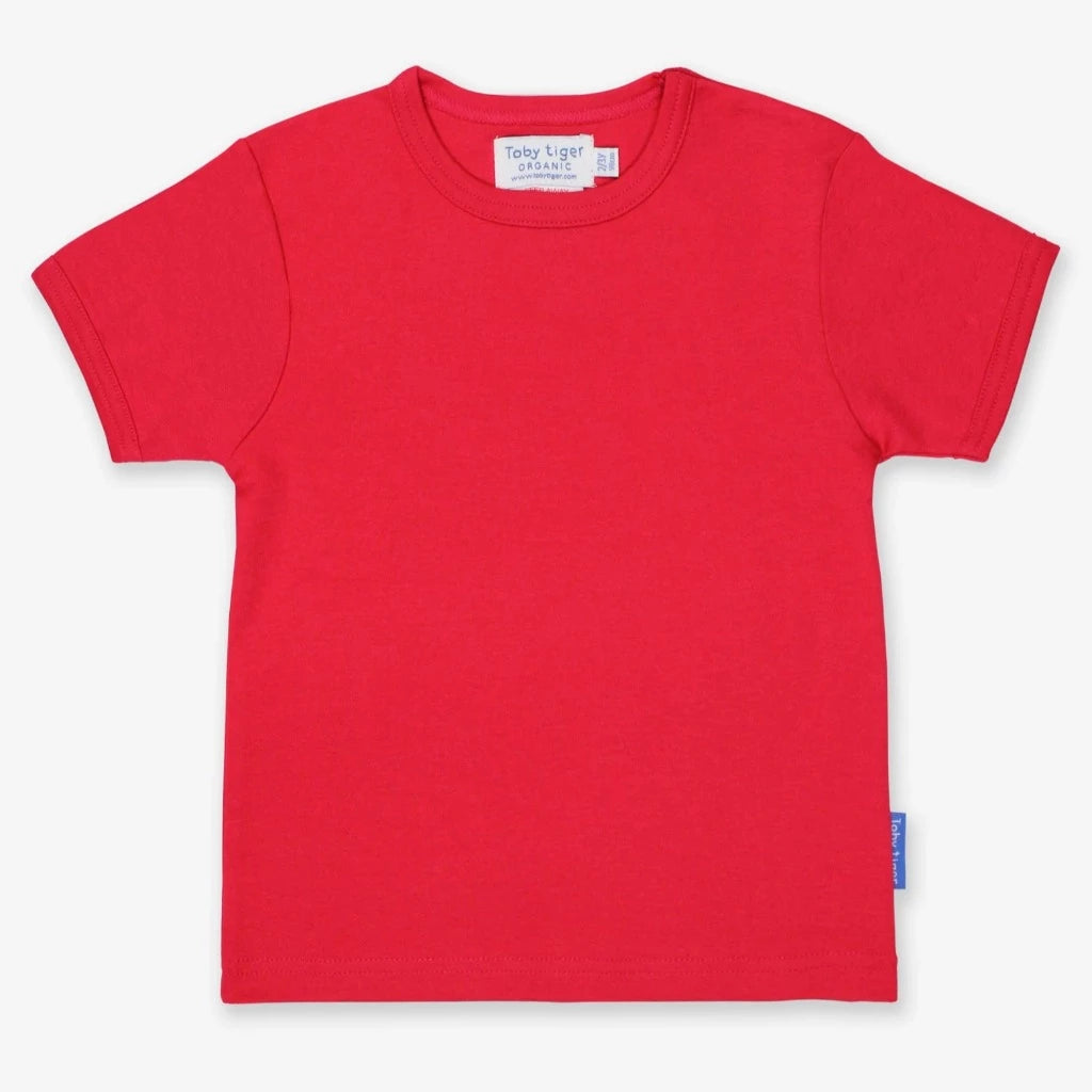 Organic Basic T-shirt - Red
