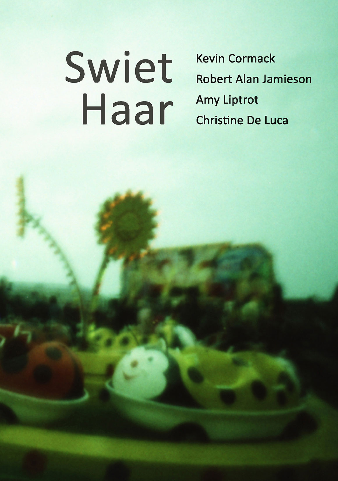 Book cover for "Swiet Haar" by Kevin Cormack, Robert Alan Jamieson, Amy Liptot, and Christine De Luca.