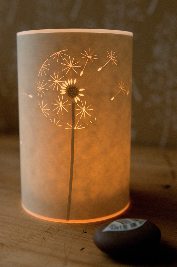 Dandelion Clocks Candle Cover