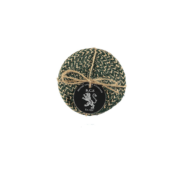 Jute Coasters Set Of 4 - Olive/Natural